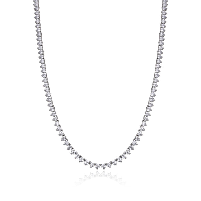 שרשרת טניס שפיצים ZSI436-1-40cm-3mm