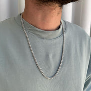 שרשרת אייס איטלקית 3 שורות ISI003-1