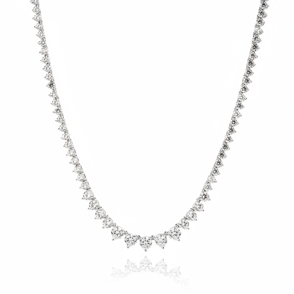 שרשרת טניס מדורגת ציפוי BKSI004-1-3*4*5 MM