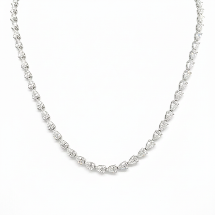 שרשרת טניס ציפוי BKSI011-1-3X5MM-40CM