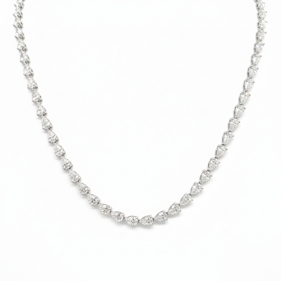 שרשרת טניס ציפוי BKSI011-1-3X5MM-40CM