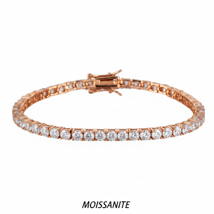 צמיד טניס מוסונייט mosi001-2.5mm-3.3ct-3.78ct--2-M