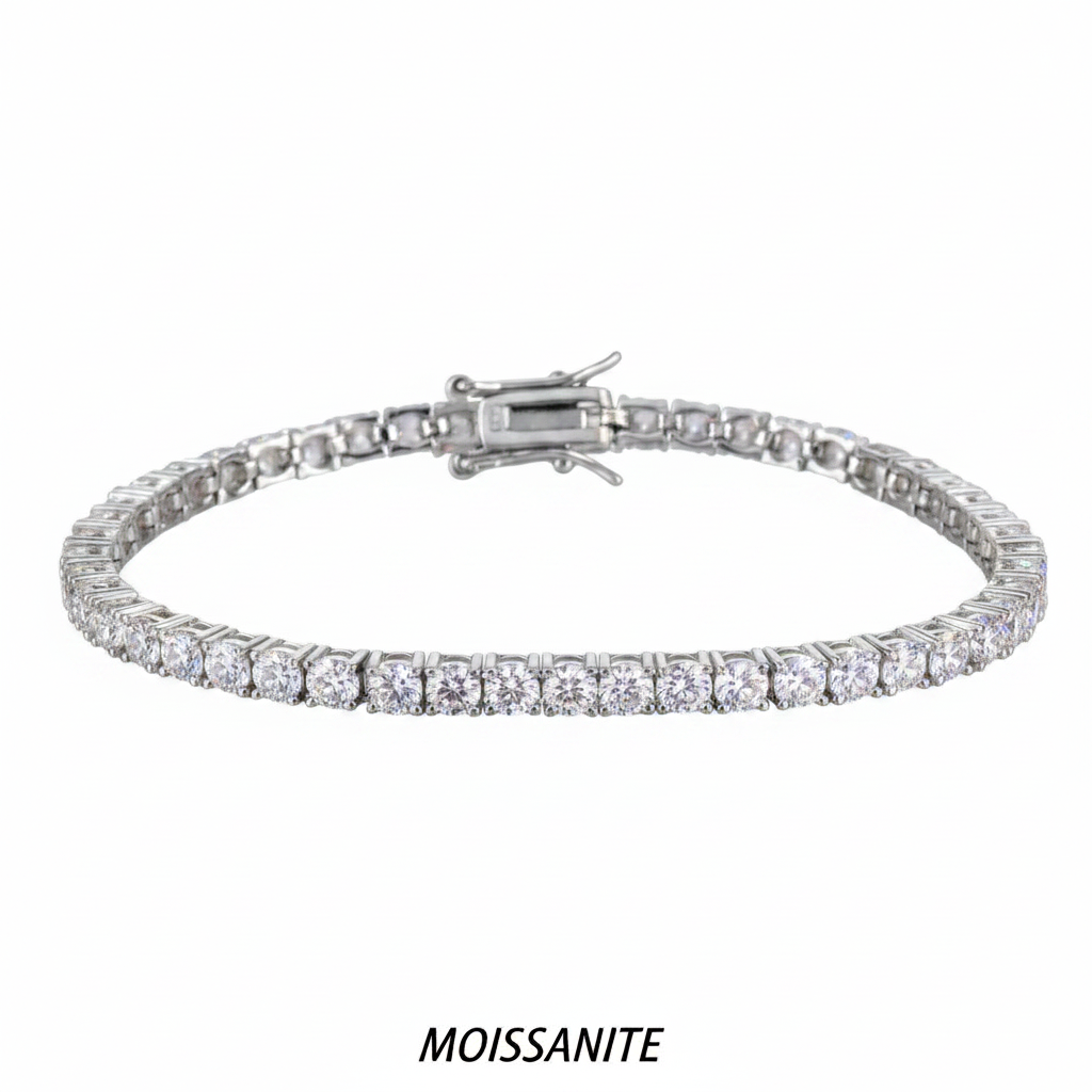 צמיד טניס מוסונייט mosi003-4mm-11.7ct-13.2ct--1-M