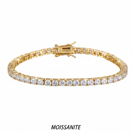 צמיד טניס מוסונייט mosi001-2.5mm-3.3ct-3.78ct--3-M