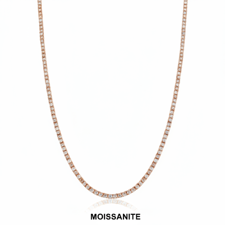 שרשרת טניס מוסונייט mosi004-2.5mm-8.46ct--2-M