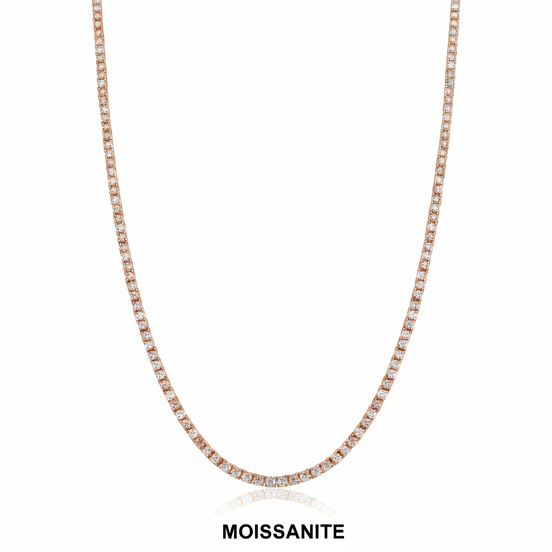שרשרת טניס מוסונייט mosi004-2.5mm-8.46ct--2-M