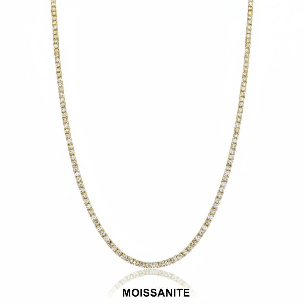 שרשרת טניס מוסונייט mosi004-2.5mm-8.46ct--3-M