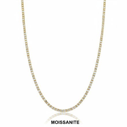 שרשרת טניס מוסונייט mosi004-2.5mm-8.46ct--3-M