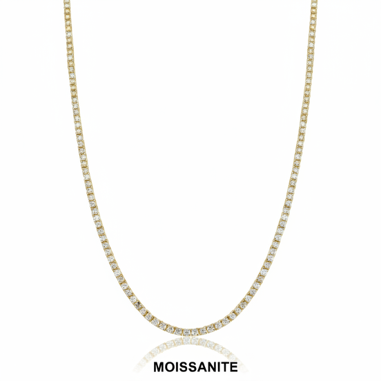 שרשרת טניס מוסונייט mosi004-2.5mm-8.46ct--3-M