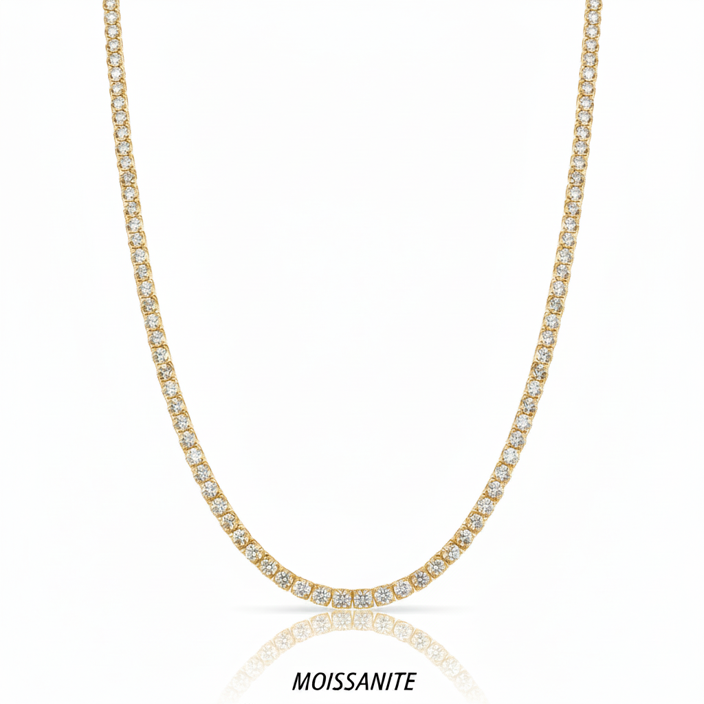שרשרת טניס מוסונייט mosi005-3mm-12.5ct--3-M