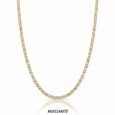 שרשרת טניס מוסונייט mosi005-3mm-12.5ct--3-M