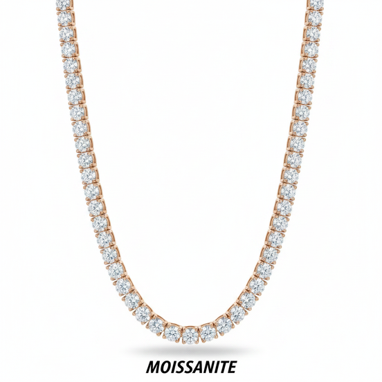 שרשרת טניס מוסונייט mosi006-4mm-29.4ct--2-M