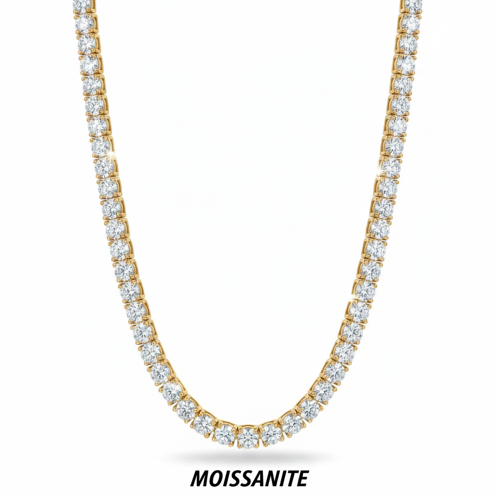 שרשרת טניס מוסונייט mosi006-4mm-29.4ct--3-M