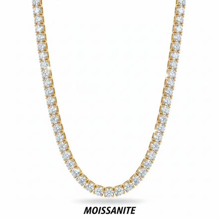 שרשרת טניס מוסונייט mosi006-4mm-29.4ct--3-M