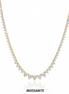 שרשרת טניס מוסונייט mosi007-3-5mm-15.1ct--3-M