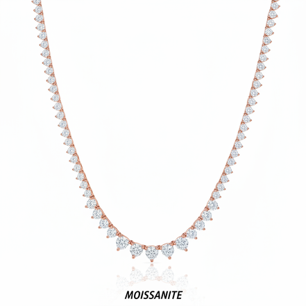 שרשרת טניס מוסונייט mosi007-3-5mm-15.1ct--2-M