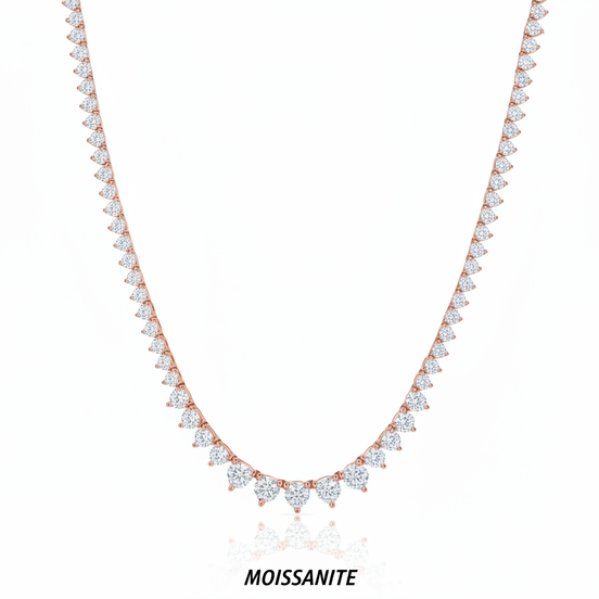 שרשרת טניס מוסונייט mosi007-3-5mm-15.1ct--2-M