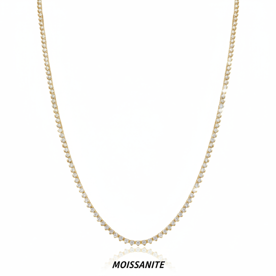 שרשרת טניס מוסונייט mosi008-3mm-12ct--3-M