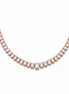 שרשרת טניס ציפוי BKSI017-2-4X6MM+5X7MM-42CM