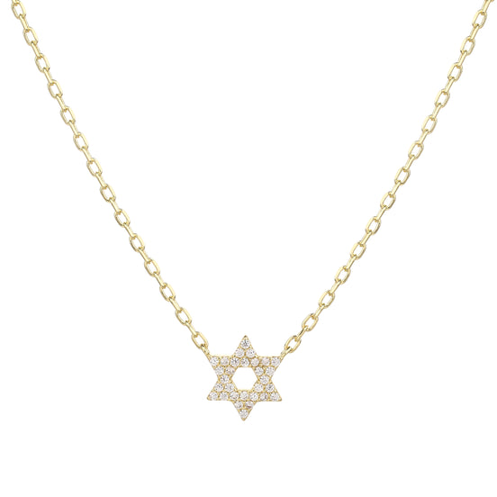 שרשרת מגן דוד זהב